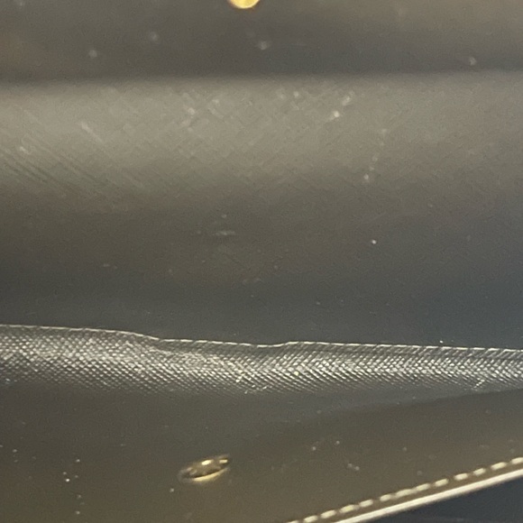 Louis Vuitton vintage min Lin denim green Monogram Wallet - Picture 4 of 13